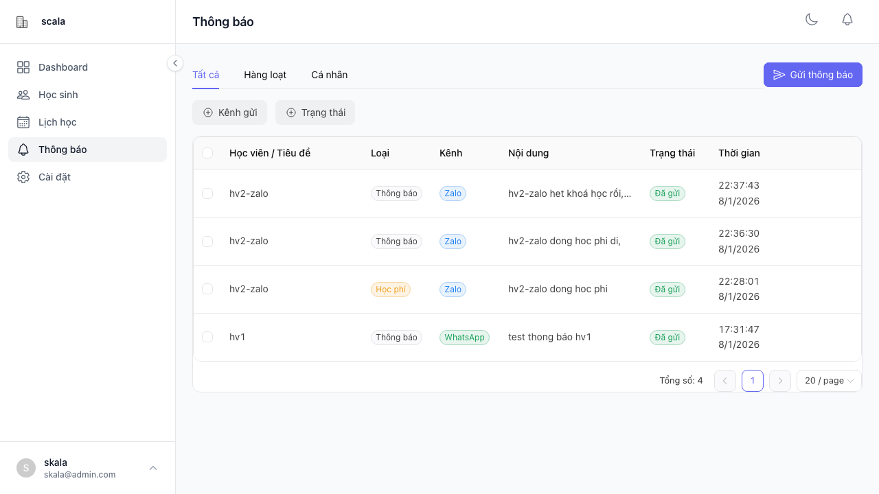 Thông báo đa kênh